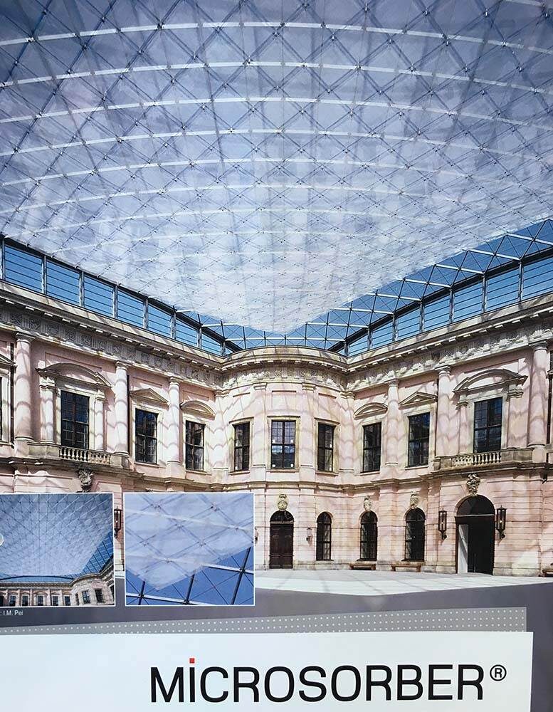 Folienabsorber im Schlüterhof Berlin