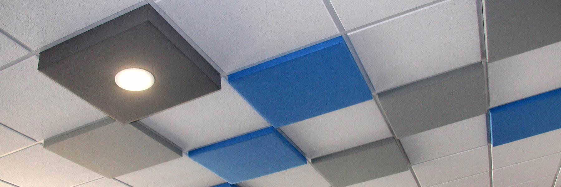 Akustik Rasterdecke / Deckenkissen Schallschutzplatten Decke