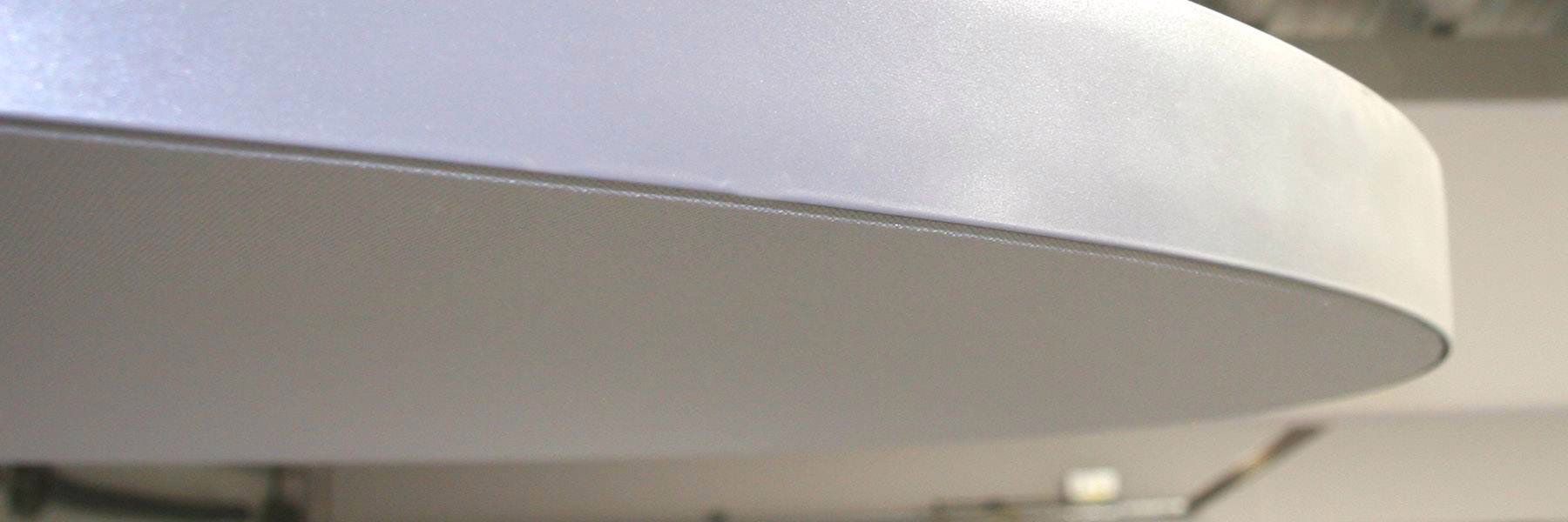 Deckensegel rund mit Alurahmen