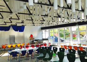 Schallschutzelemente Schule