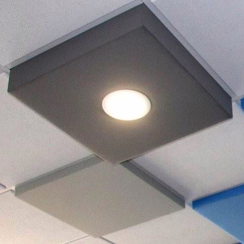 Akustik Deckenplatte 600 x 600 x 50 mm Deckenkissen Licht zur Schalldämmung Akustik Deckenplatte 600 x 600 x 50 mm Deckenkissen Licht zur Schalldämmung